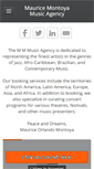 Mobile Screenshot of mmmusicagency.com